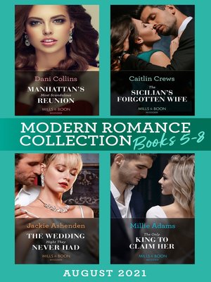 cover image of Modern Romance August 2021 Books 5-8